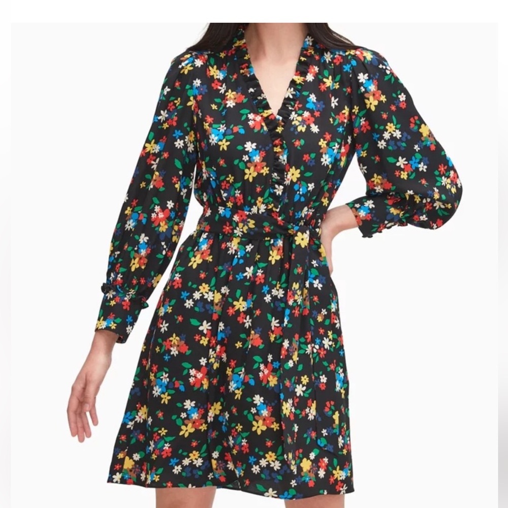 NWT Kate Spade Floral Long Sleeve Dress